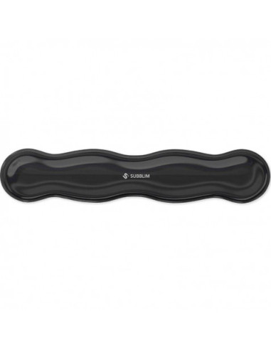 REPOSAMUÑECAS ERGO CRISTAL FLEX NEGRO SUBBLIM