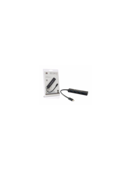 HUB USB C M CONCEPTRONIC 4P NEGRO CTC4USB3