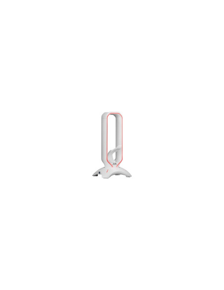 Soporte 3 en 1 mars gaming soporte auriculares + bungee raton + hub