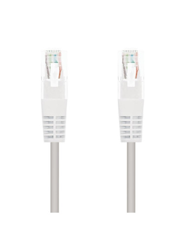 CABLE DE RED CAT.6 UTP 1M NANOCABLE WHITE