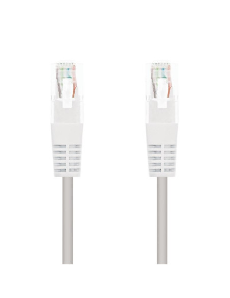 CABLE DE RED CAT.6 UTP 1M NANOCABLE WHITE