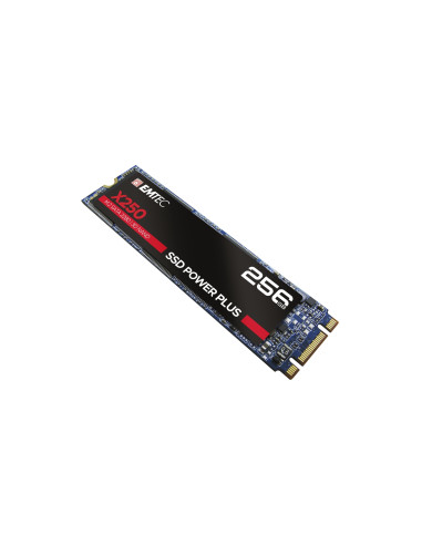 Emtec X250 Disco ssd M.2 256gb serial ATA III 3D nand negro