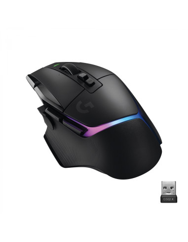 Logitech G G502 X Plus ratón mano derecha RF inalámbrico Í“ptico 25600 DPI