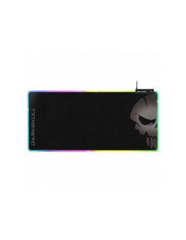 Spirit of Gamer Darkskull Hub RGB - XXXL Alfombrilla de ratón para juegos Negro