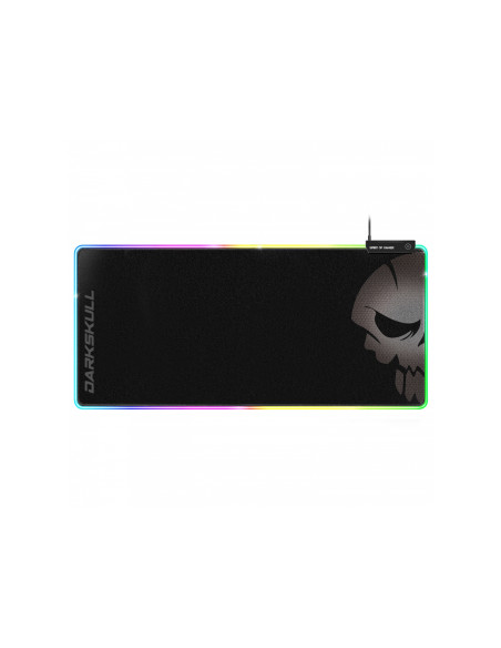 Spirit of Gamer Darkskull Hub RGB - XXXL Alfombrilla de ratón para juegos Negro
