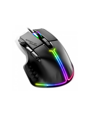 Spirit of Gamer PRO-M5 ratón mano derecha USB tipo A Óptico 12800 DPI
