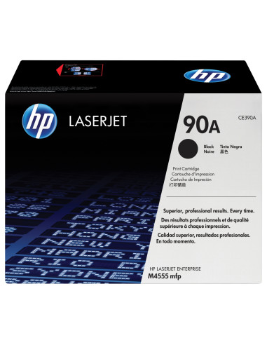 HP Cartucho de tóner original LaserJet 90A negro
