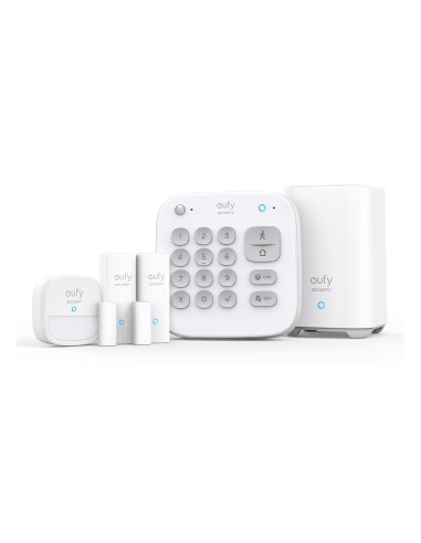 Eufy Security 5 piezas Smart Home Set, sistema de seguridad inteligente para el hogar, con cerradura de puerta, sensor de movimi