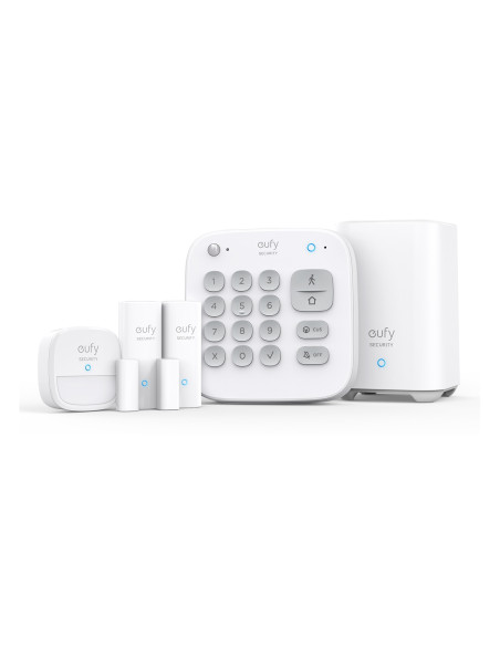 Eufy Security 5 piezas Smart Home Set, sistema de seguridad inteligente para el hogar, con cerradura de puerta, sensor de movimi