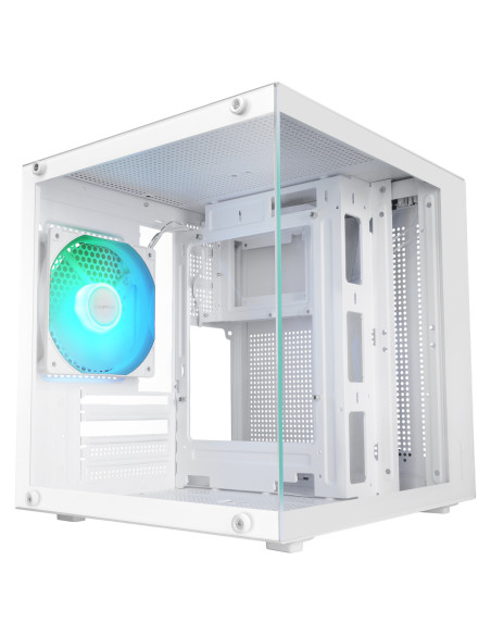 Mars Gaming MC-CUBEW carcasa de ordenador Mini Tower Blanco