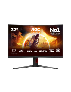 AOC G4 C32G4Z pantalla para PC 80 cm (31.5") 1920 x 1080 Pixeles Full HD LCD Negro, Rojo