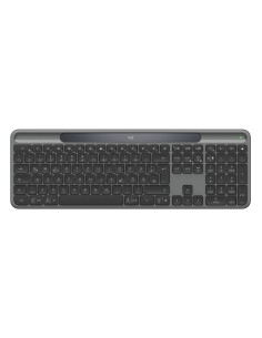 Logitech Signature Slim Solar + K980 teclado Universal RF Wireless + Bluetooth QWERTZ Alemán Grafito