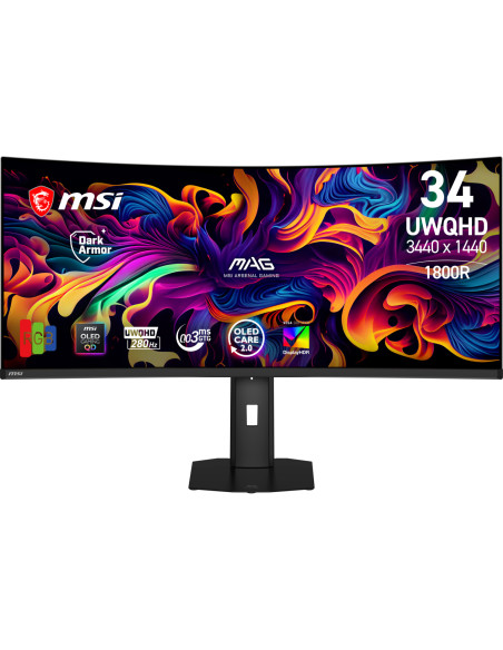 MSI MAG 341CQP QD-OLED X28 pantalla para PC 86,4 cm (34") 3440 x 1440