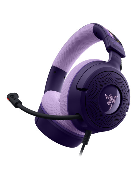 Razer Kraken V4 X – Espeon & Umbreon Edition Auriculares Alámbrico Diadema Juego USB Type-C / USB Type-A Púrpura, Negro