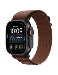 Apple Watch Ultra 4 (GPS + Cellular) - Caja de titanio negro de 49 mm - Correa Loop Alpine burdeos - Talla L
