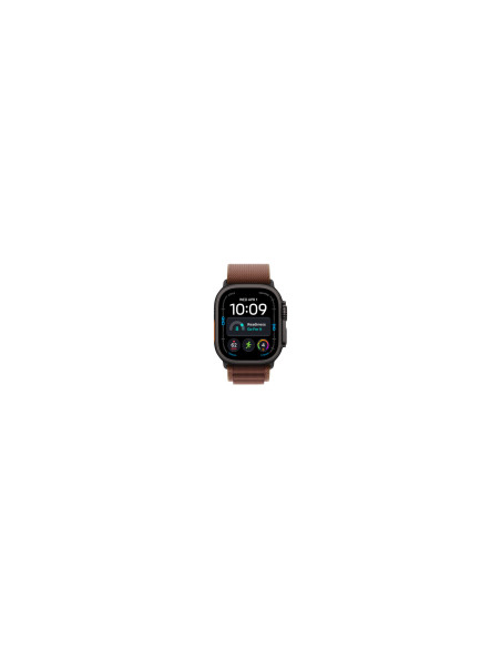 Apple Watch Ultra 4 (GPS + Cellular) - Caja de titanio negro de 49 mm - Correa Loop Alpine burdeos - Talla L