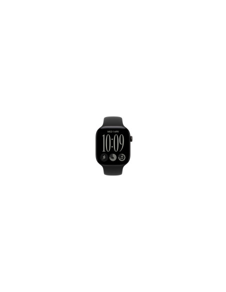 Apple Watch Series 12 (GPS) - Caja de aluminio en negro (42 mm) - Correa deportiva negra - Talla S/M