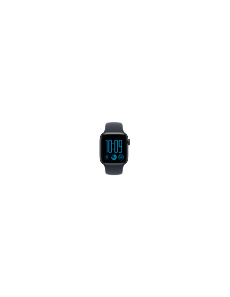 Apple Watch SE (3nd generation) SE 3 (GPS) - Caja de aluminio en color medianoche de 40 mm - Correa deportiva azul marino - Tall