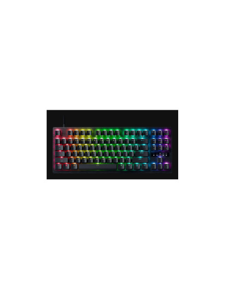 Razer Huntsman V3 Tenkeyless 8KHz teclado Juego USB QWERTY Inglés Negro
