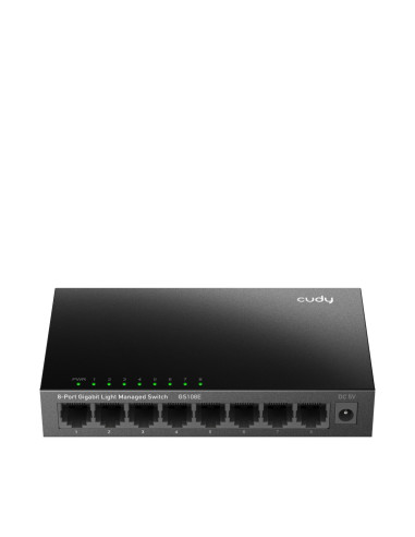 Cudy 8-Port Gigabit Easy-Managed Switch, GS108E 1.0 Gestionado L2