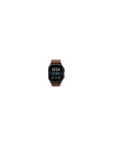 Apple Watch Ultra 4 (GPS + Cellular) - Caja de titanio negro de 49 mm - Correa Loop Alpine burdeos - Talla M