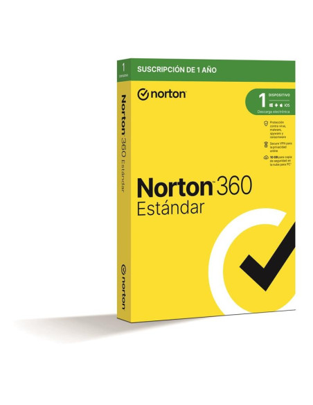 NORTON 360 STANDARD 10GB ES 1 USER 1 DEVICE 1 AÑO L. ELECTRONICA