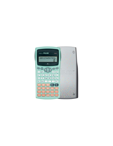 Milan M240 calculadora Bolsillo Calculadora cientÍ­fica Negro, Plata, Turquesa