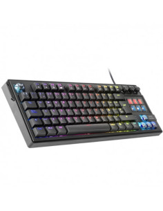 TECLADO MECANICO MARS GAMING CON SMART DECK NEGRO MK-MASTER