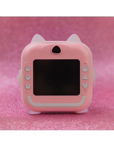 CAMARA DE FOTOS INSTANTANEA INFANTIL ROSA MXPC-100 MAXLIFE
