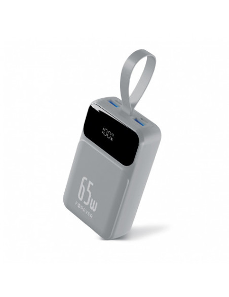 BATERIA EXTERNA 20000MAH 65W FOREVER VIBE-TB65 PLATA FOREVER