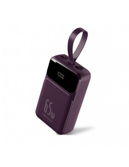 BATERIA EXTERNA 20000MAH 65W FOREVER VIBE-TB65 CHERRY FOREVER