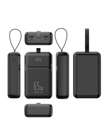POWERBANK 20000MAH 65W TB-400 FOREVER NEGRO