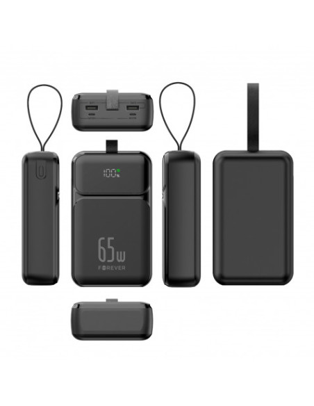 POWERBANK 20000MAH 65W TB-400 FOREVER NEGRO