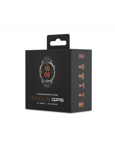SMARTWATCH FOREVER FOCUS GPS SW-900 NEGRO