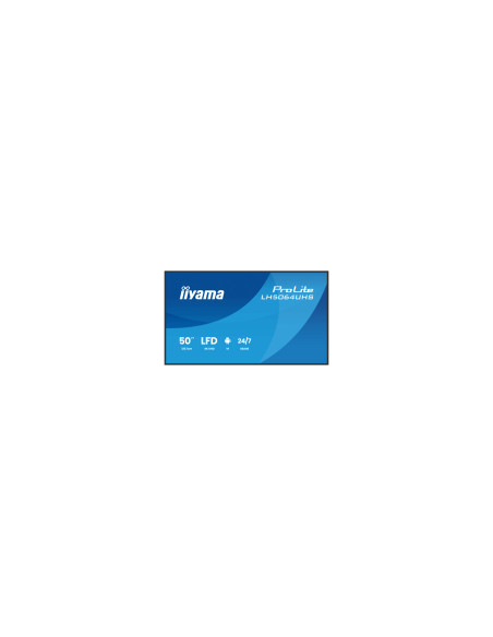 iiyama LH5064UHS-B1AG pantalla de señalización Pantalla plana para
