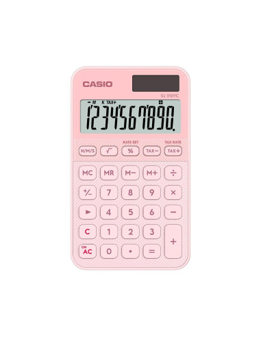 Casio SL-310YC calculadora Bolsillo Calculadora básica Rosa claro