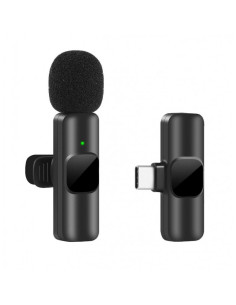 MICROFONO RECEPTOR ONEWAY USB C LAVALIER MICROFONO PINZA WIRELESS