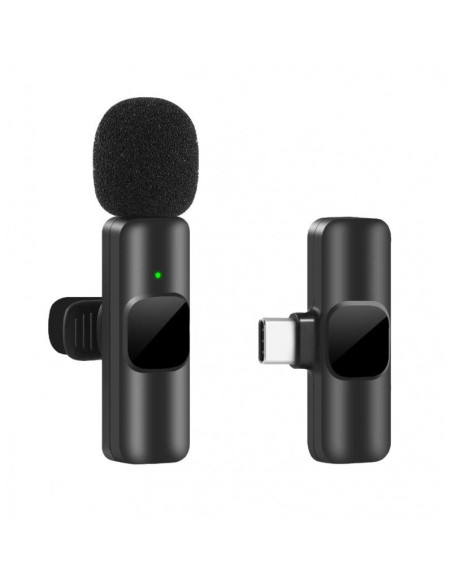 MICROFONO RECEPTOR ONEWAY USB C LAVALIER MICROFONO PINZA WIRELESS