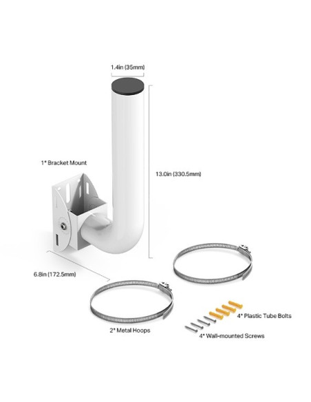 KIT DE MONTAJE OMADA PARA ACCESS POINT EXTERIOR POSTE/PARED