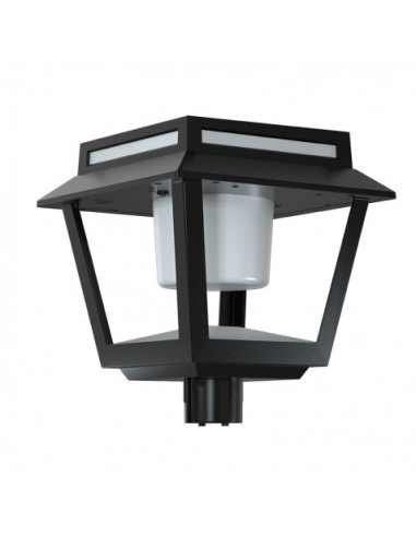 FAROL LED SOLAR 2 EN 1 SERIE PRO TOWER DUO 15W 1600LM 3 TEMPERATURAS ELBAT