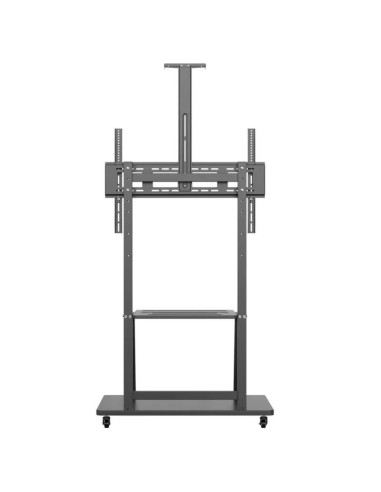SOPORTE TV MONITOR AISENS SUELO CON RUEDAS 37-100 150KG BLACK