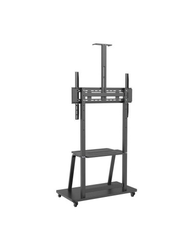 SOPORTE TV MONITOR AISENS SUELO CON RUEDAS 37-100 150KG BLACK