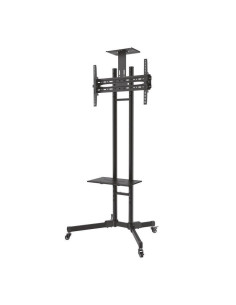 SOPORTE TV MONITOR AISENS SUELO CON RUEDAS 37-70 50KG BLACK 2