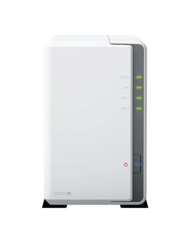UNIDAD NAS SYNOLOGY 2 HDD/SSD DISKSTATION CPU 1.7GHZ 4 NUCLEOS WHITE