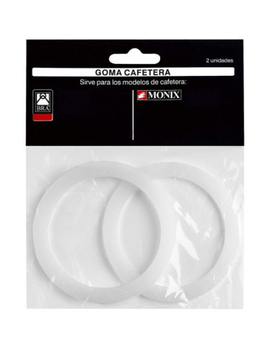 PACK 2 JUNTAS CAFETERAS MONIX-BRA 6 TAZAS