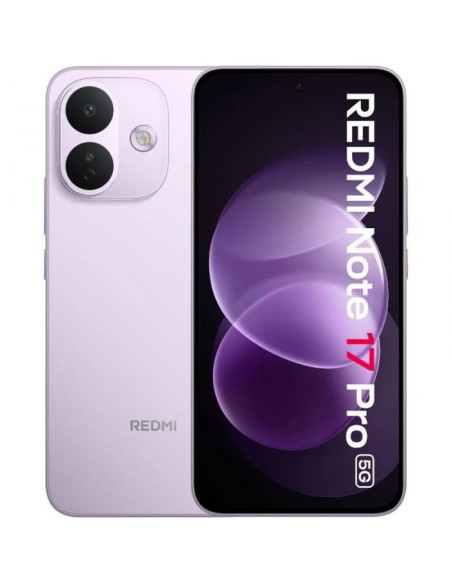 SMARTPHONE XIAOMI REDMI NOTE 17 PRO 5G 6GB RAM 256GB ROM VIOLETA
