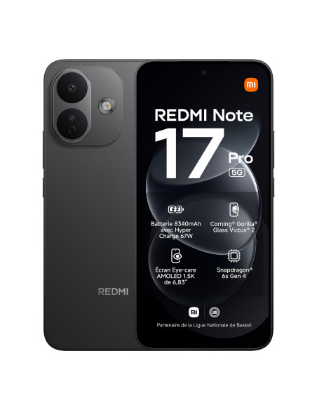 SMARTPHONE XIAOMI REDMI NOTE 17 PRO 5G 8GB RAM 512GB ROM NEGRO