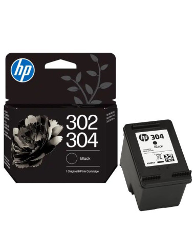 CARTUCHO DE TINTA ORIGINAL HP 302/304 NEGRO