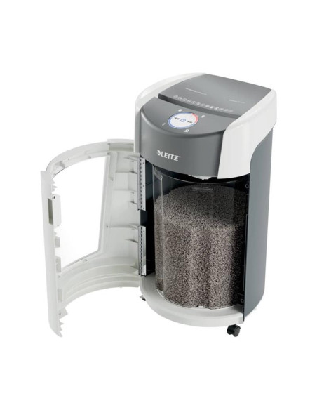 DESTRUCTORA LEITZ IQ OPTIMAX OFFICE P5 AUTOMATICA 35L WHITE