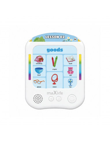 PIZARRA APRENDIZAJE INGLES INFANTIL MXLD-200 BLANCO MAXLIFE